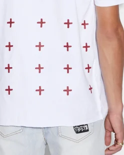 Best Ksubi 4X4 Biggie Ss Tee White Red